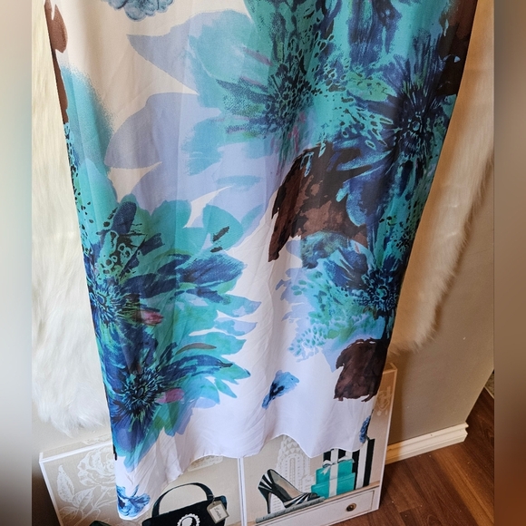 Temptation Italy Italian Florals Lined Swing Dress - Picture 7 of 8